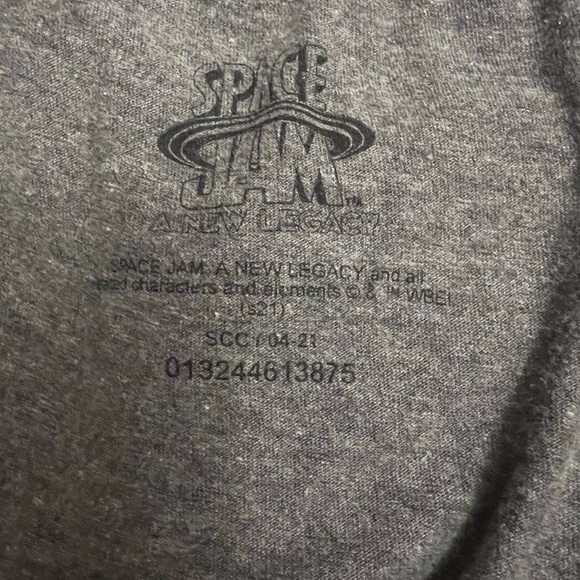 Space Jam Tune Squad unisex joggers sweats sleepers size M graphic gray - Picture 4 of 10